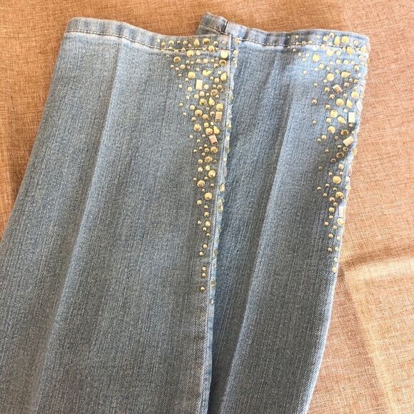 NYDY Amira Fitted Ankle Jeans Core Indigo Denim Size 2 - Picture 15 of 15